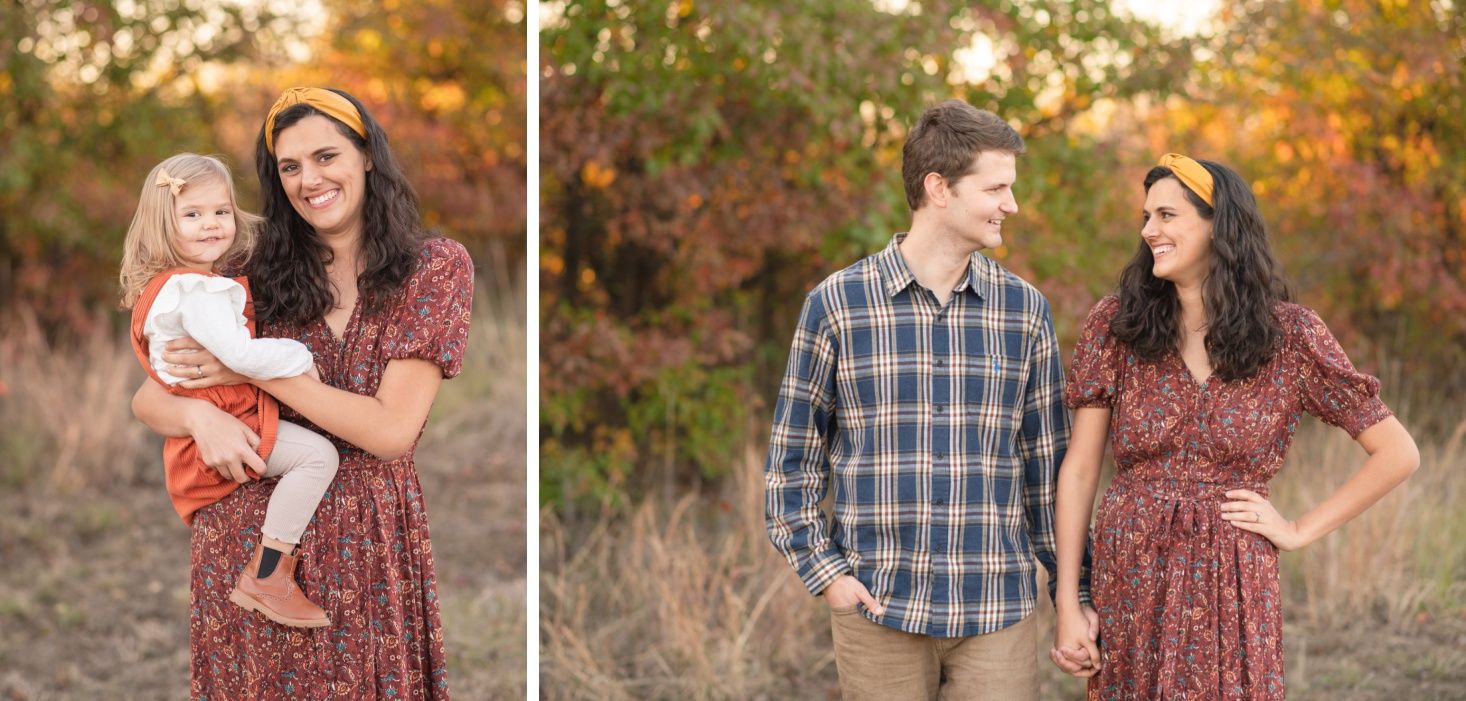 Large extended family session in fall by Bartlesville Family photographer Kristi Bray