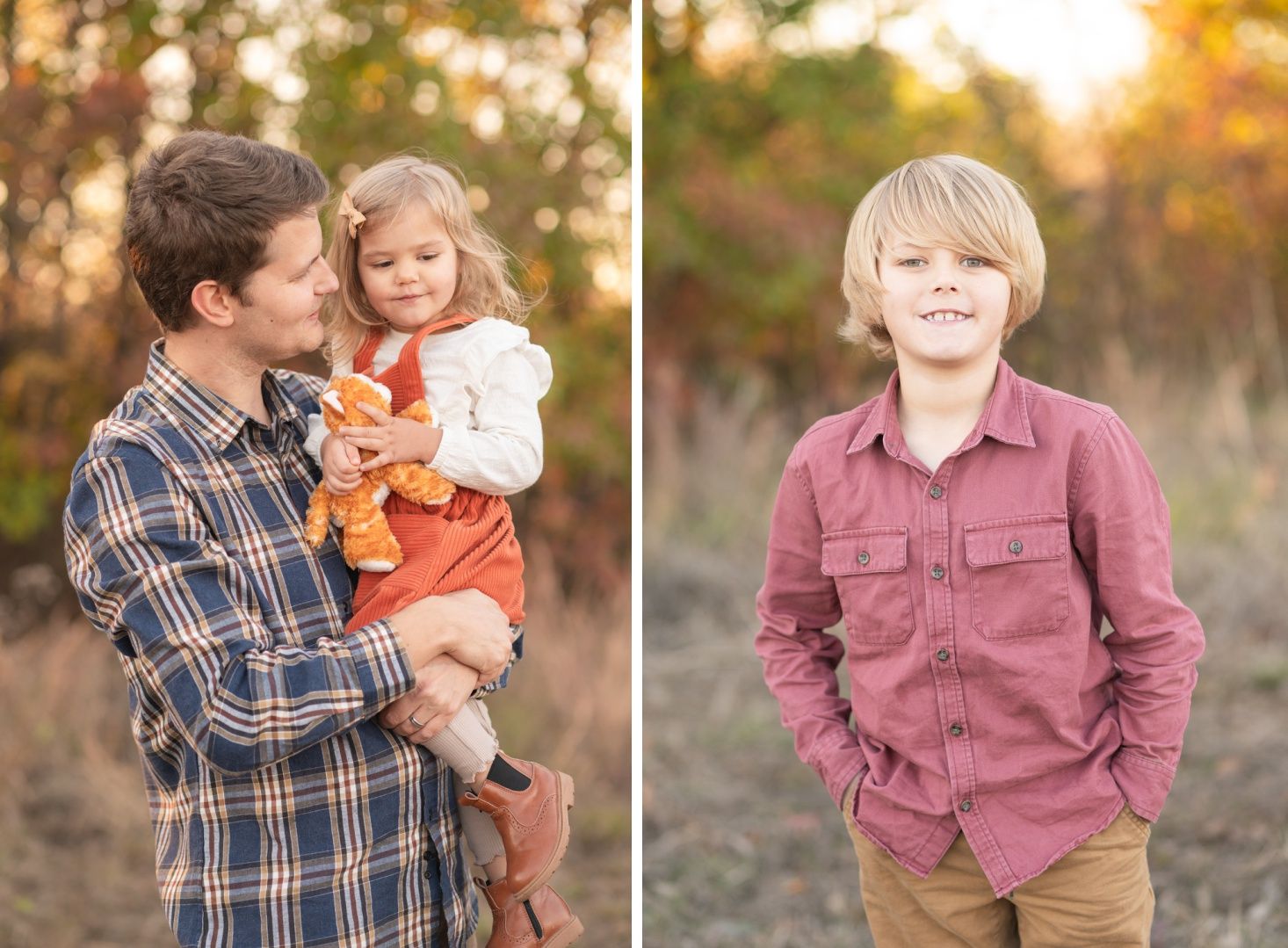 Large extended family session in fall by Bartlesville Family photographer Kristi Bray