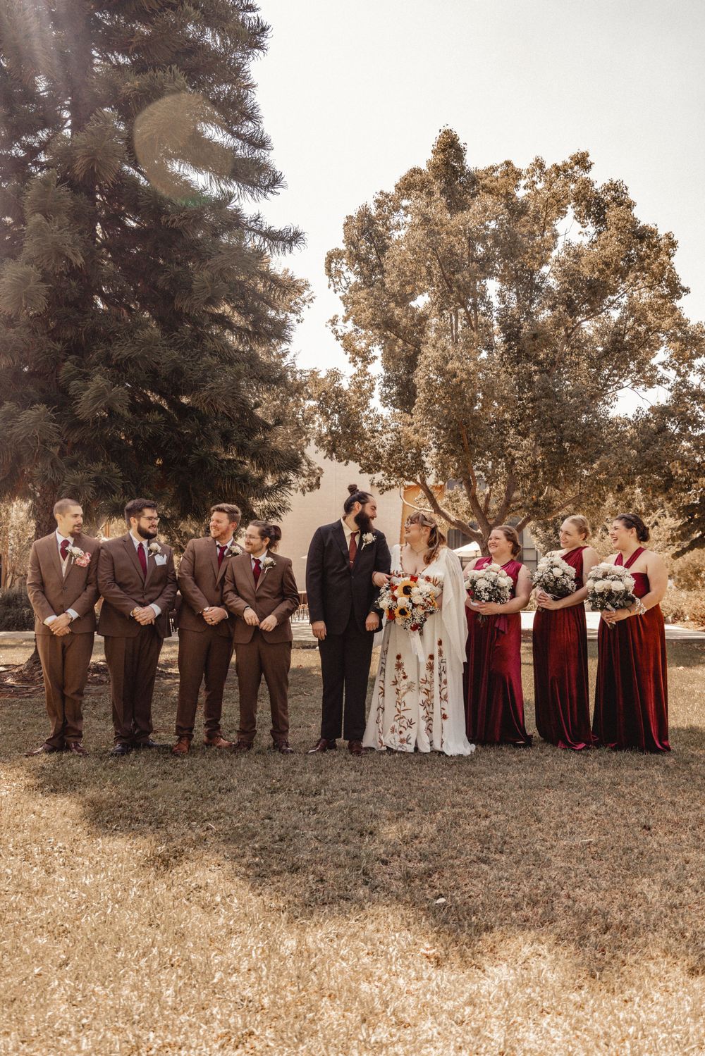 San Diego wedding, wedding photos, wedding photographer, church wedding, wedding party, bridesmaids, groomsmen