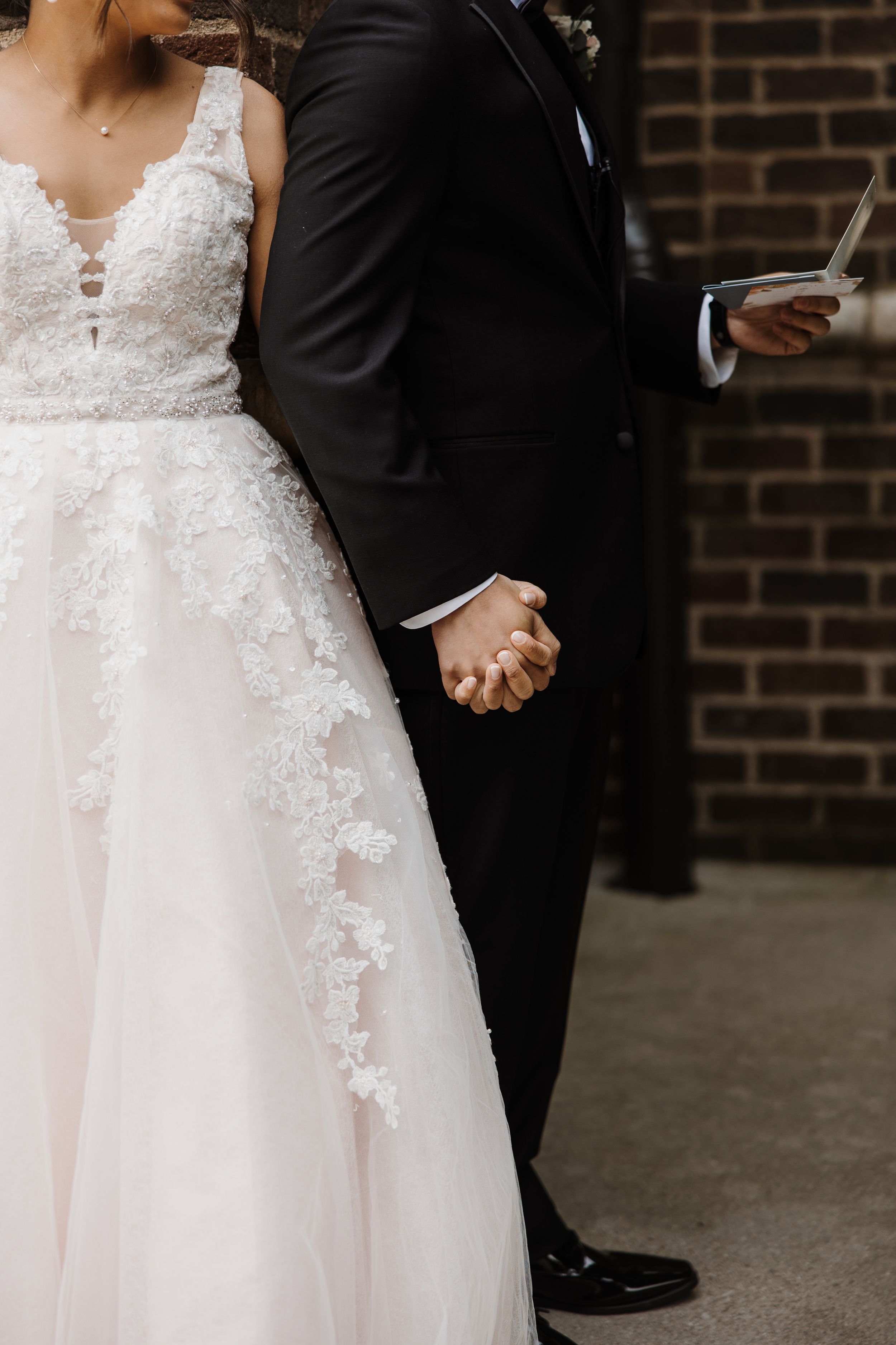 Catholic wedding portrait