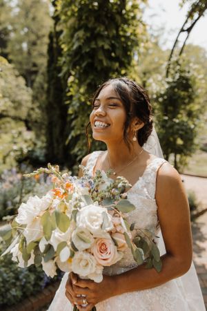 Catholic wedding portrait