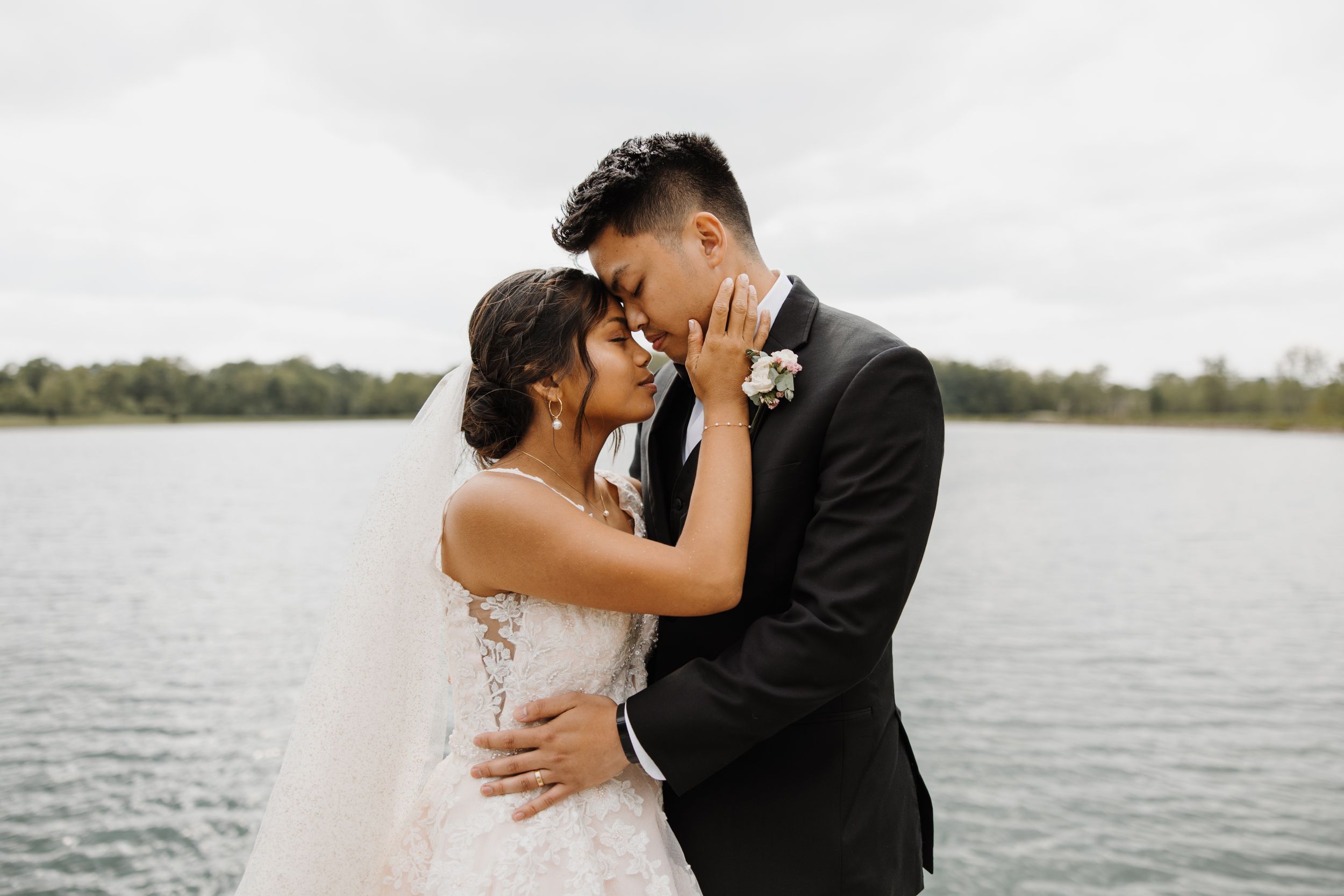 Catholic wedding portrait
