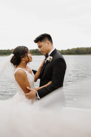 Catholic wedding portrait