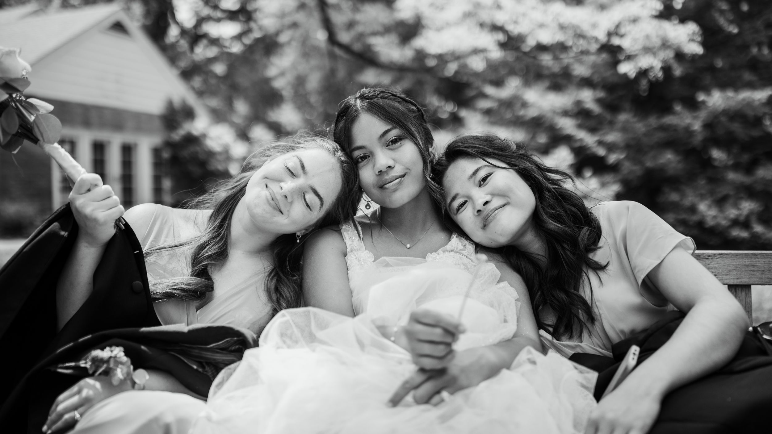 Catholic wedding portrait