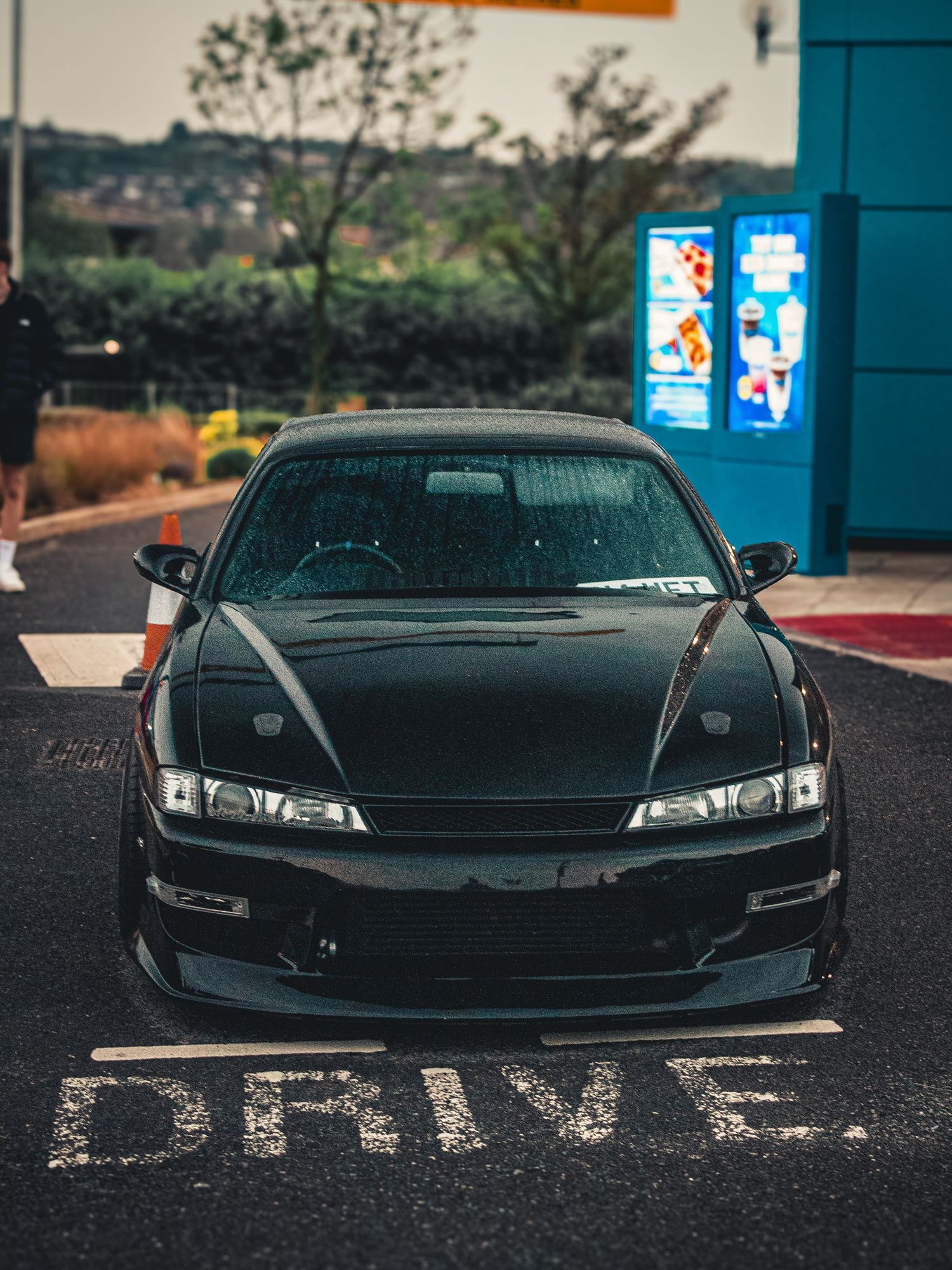 Static shot of an S14