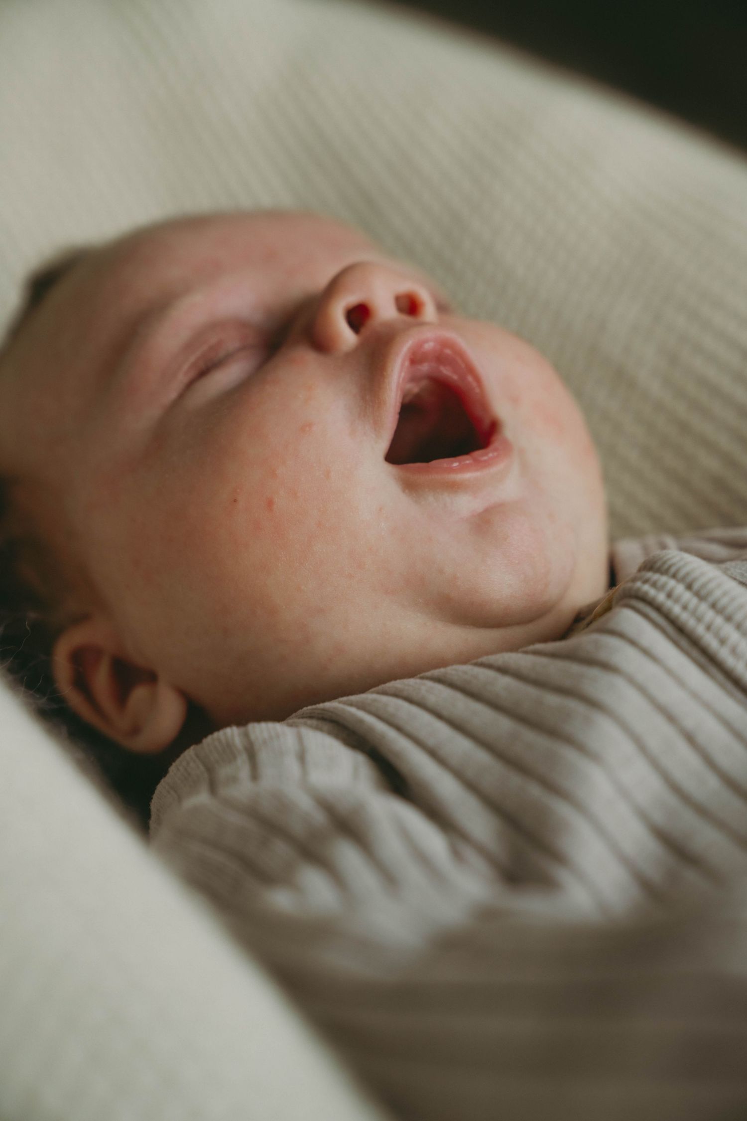 In home newborn session
