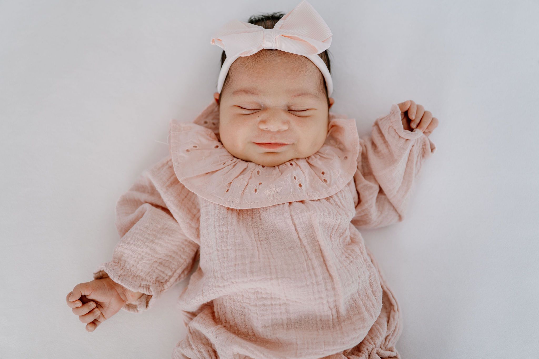 Studio newborn photos at Casa Blanca, Tri-Cities