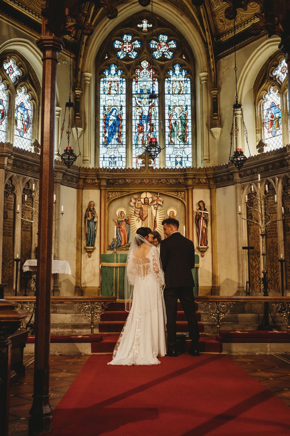 Wedding at St Michael's Church Otterbourne photography