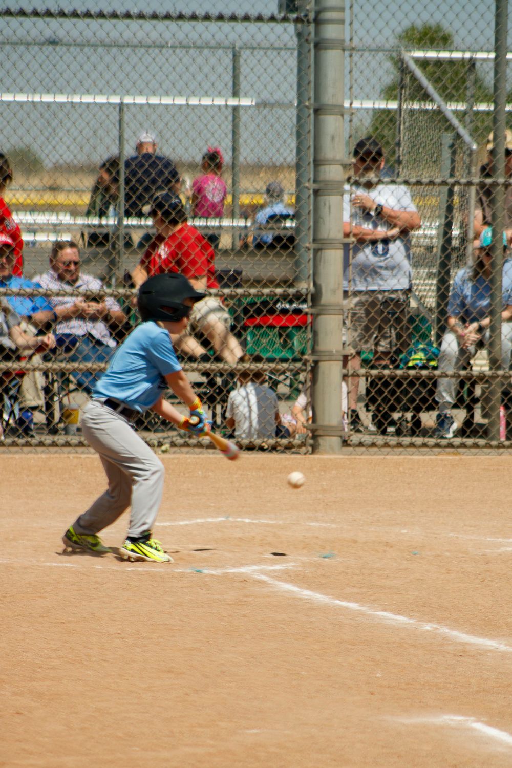 Young boys playing Little League Baseball during a sports photography session in Amarillo, Texas
