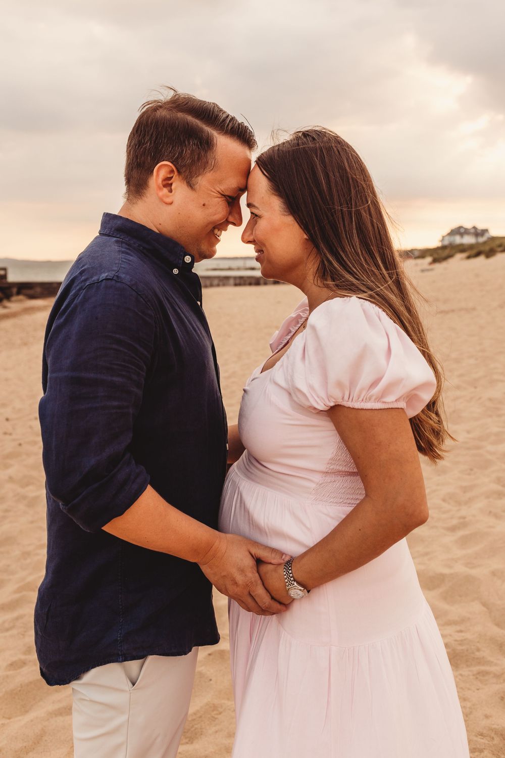 Hengistbury Head maternity photoshoot