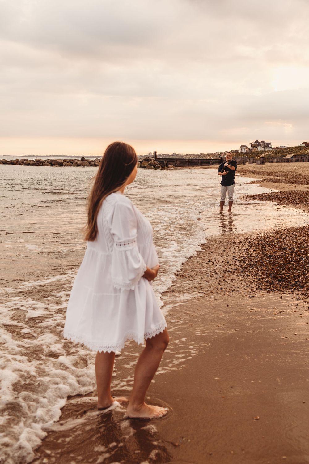 Hengistbury Head maternity photographer