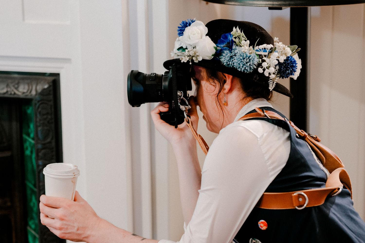 Lorelei capturing morris dancing