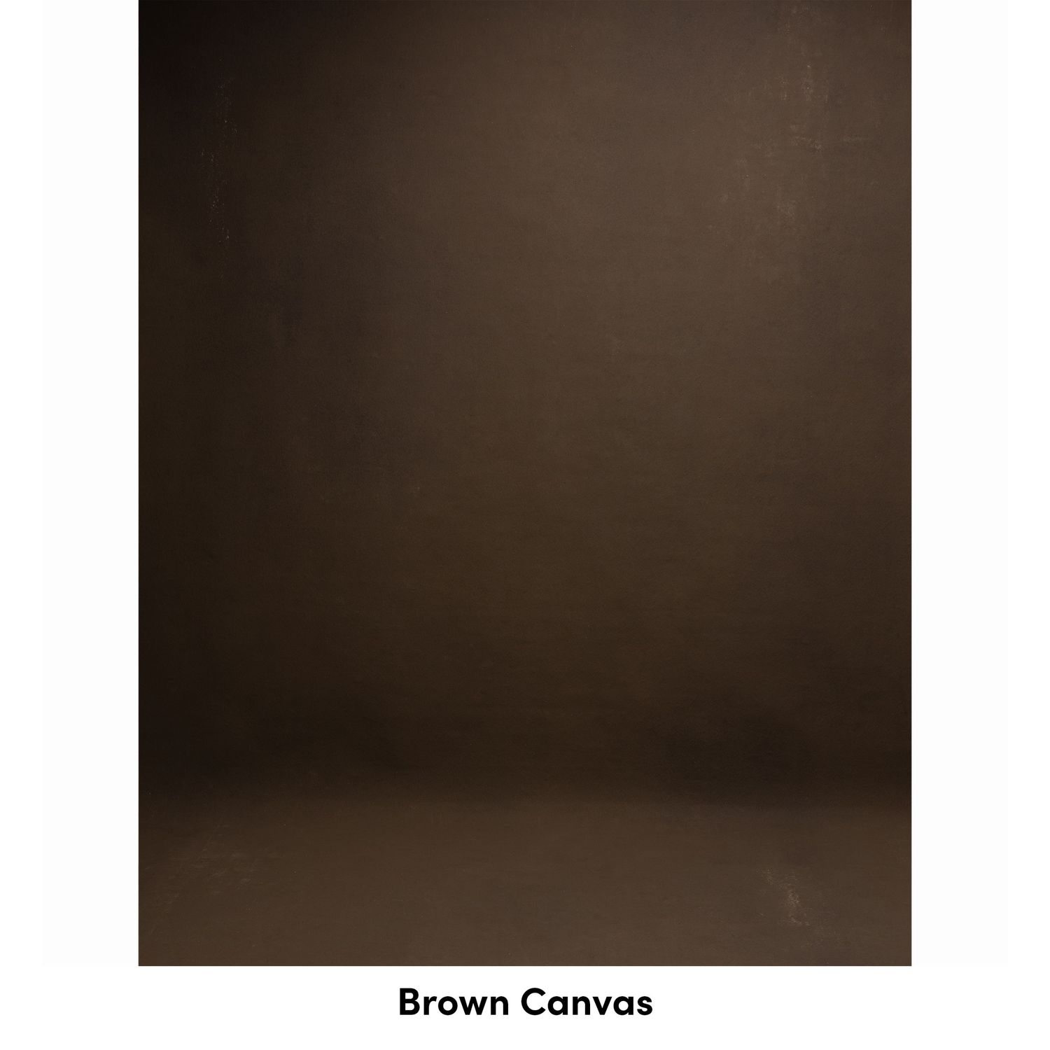 A smooth brown gradient canvas background fading from dark to light brown tones.
