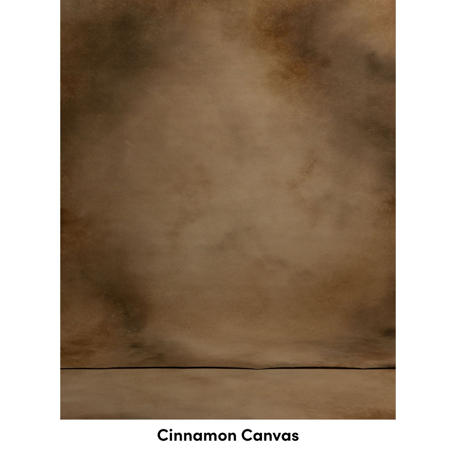Brown textured canvas background with a smooth gradient and dramatic shadowing at the edges creates a moody atmosphere.