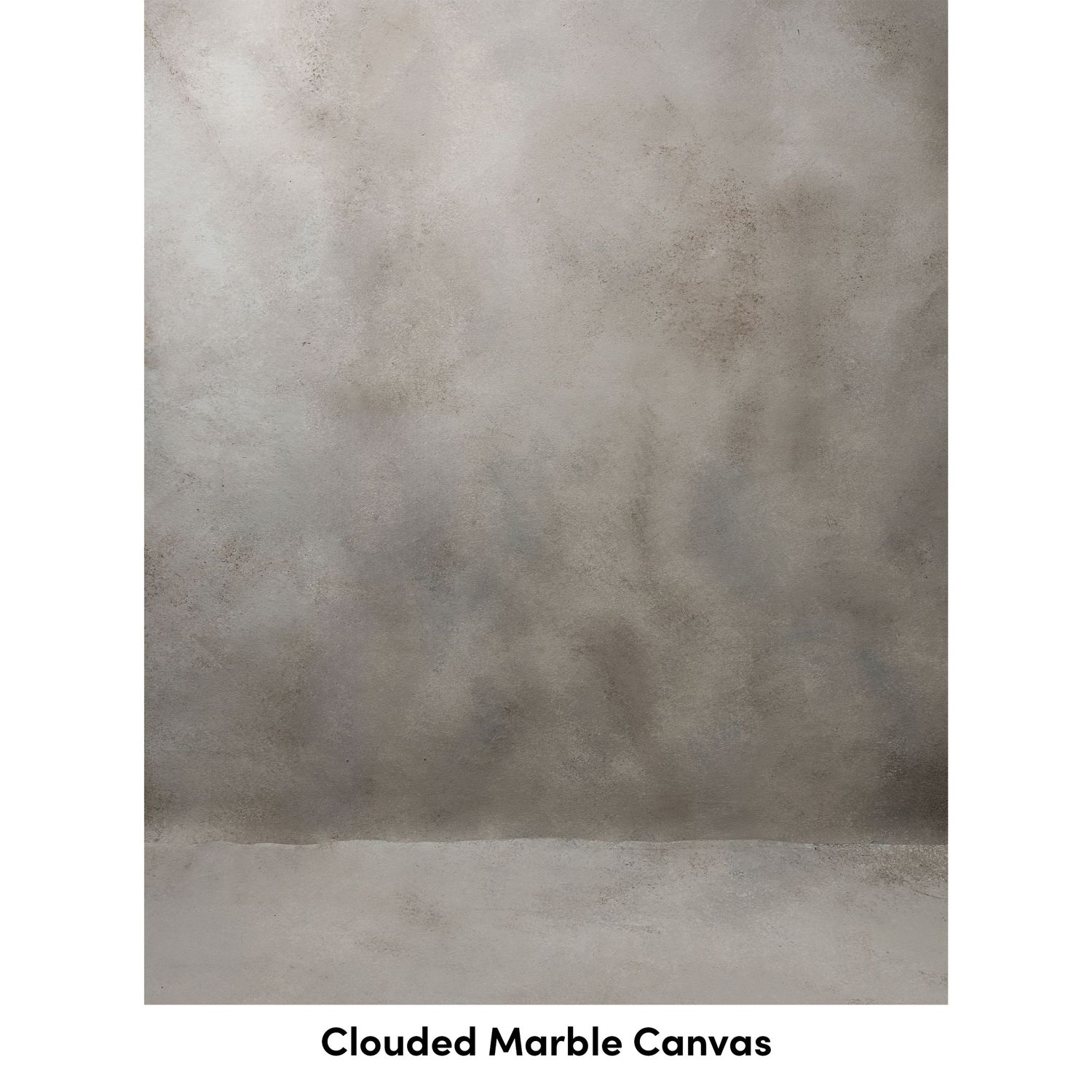 Grey and beige textured marble effect canvas background with cloudy distressed pattern.