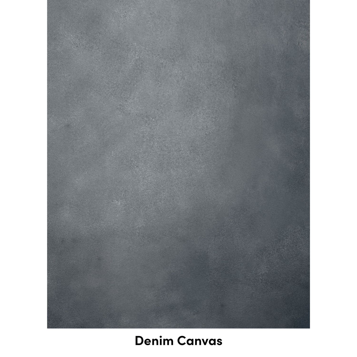 Textured denim blue canvas background with subtle variations in color and a mottled, weathered appearance.