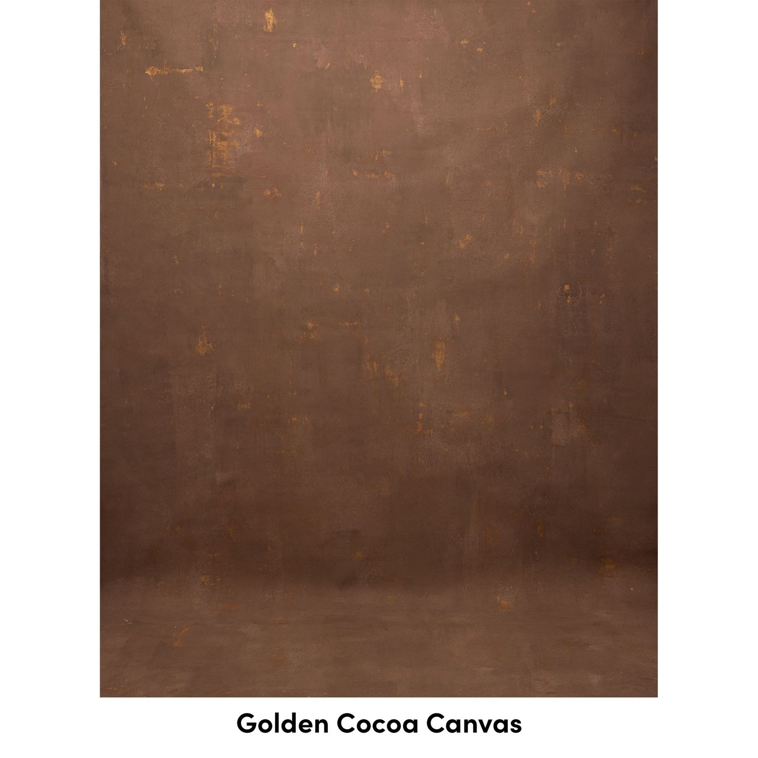 Rich brown textured canvas backdrop with subtle golden tones and soft gradient lighting effect for photography.