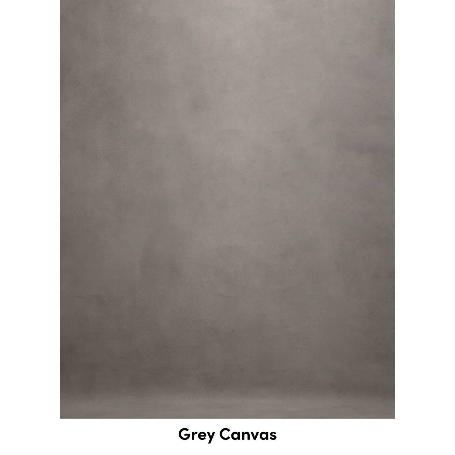 A solid grey textured canvas background surface with subtle gradient and mottled appearance.