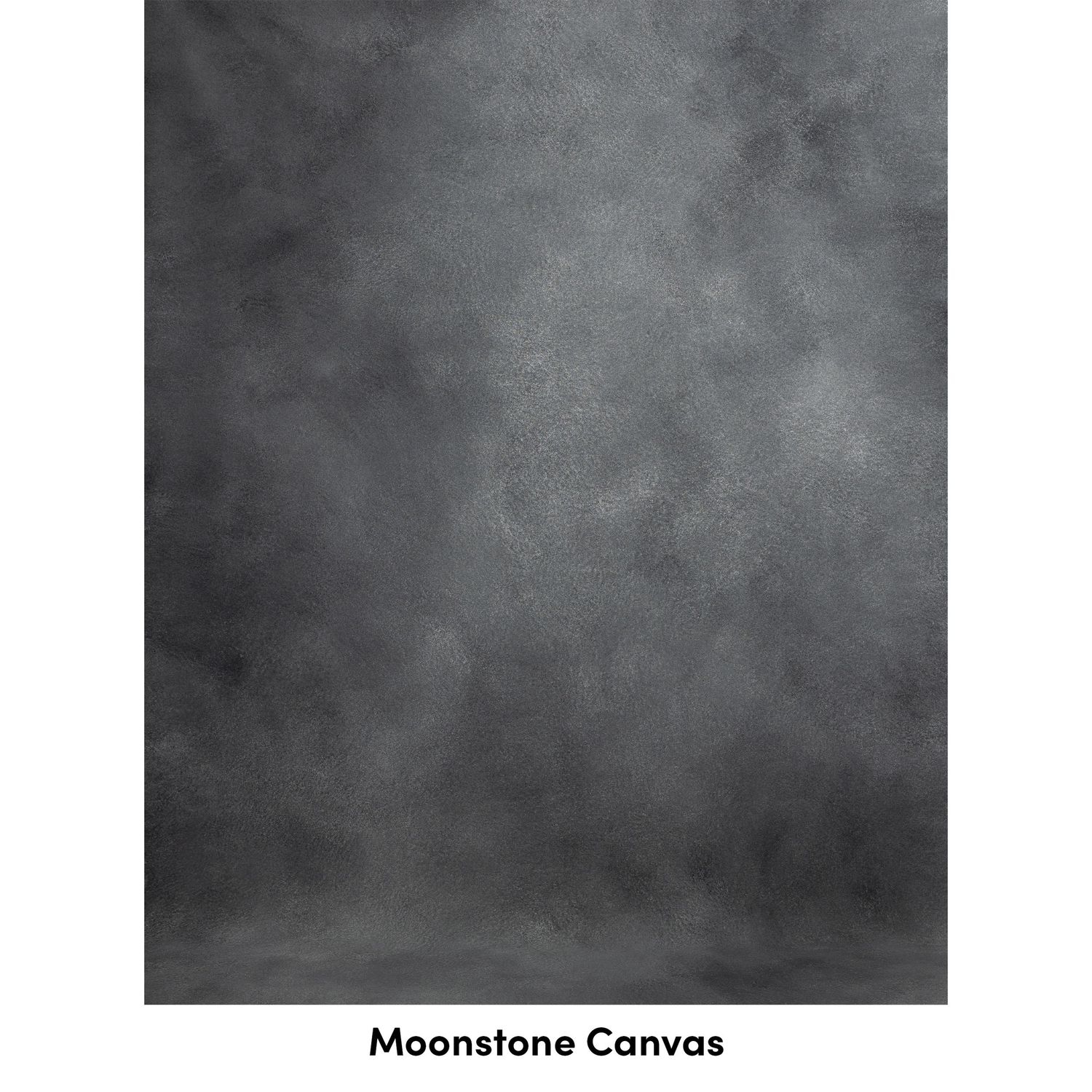 Textured dark grey photography backdrop with subtle moonstone-like mottled effect and gradient shading.