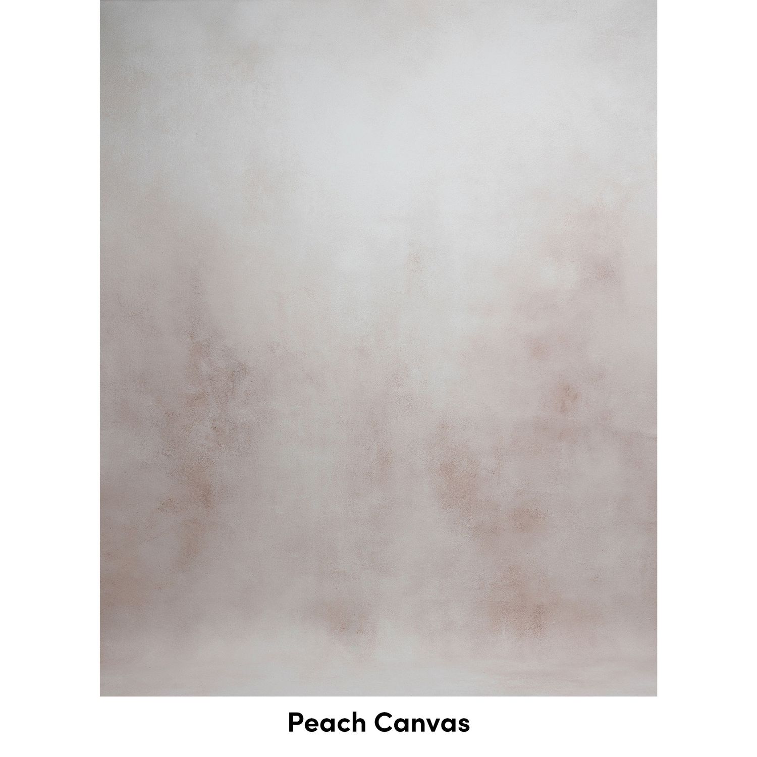 Soft peach-toned canvas background with subtle mottled texture and gentle watercolor-like staining effects.