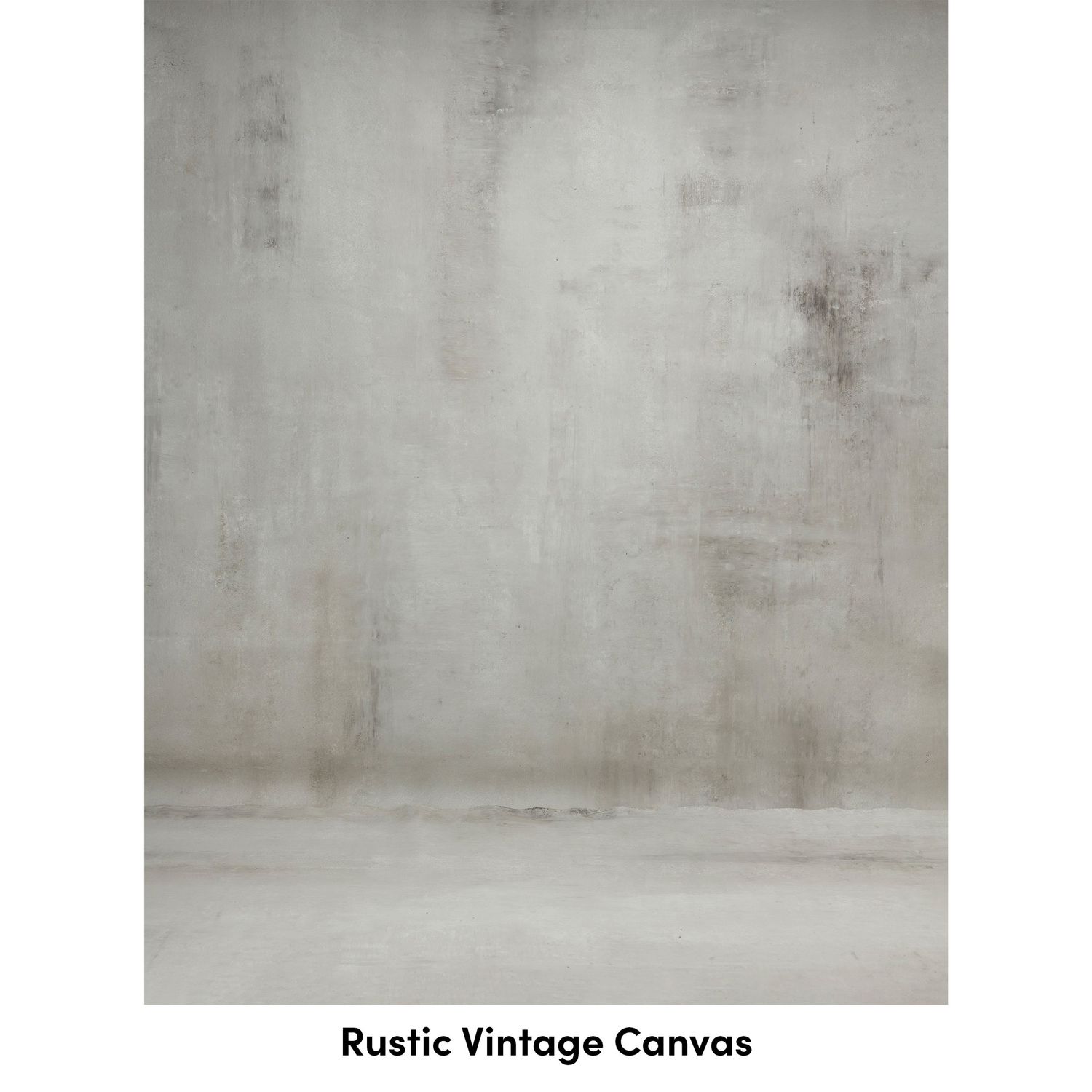 Rustic vintage gray canvas backdrop with distressed textural effect and subtle gradient shading.
