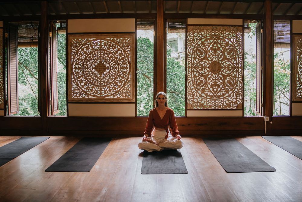 Personal branding photography at Yoga shala in Ubud Bali