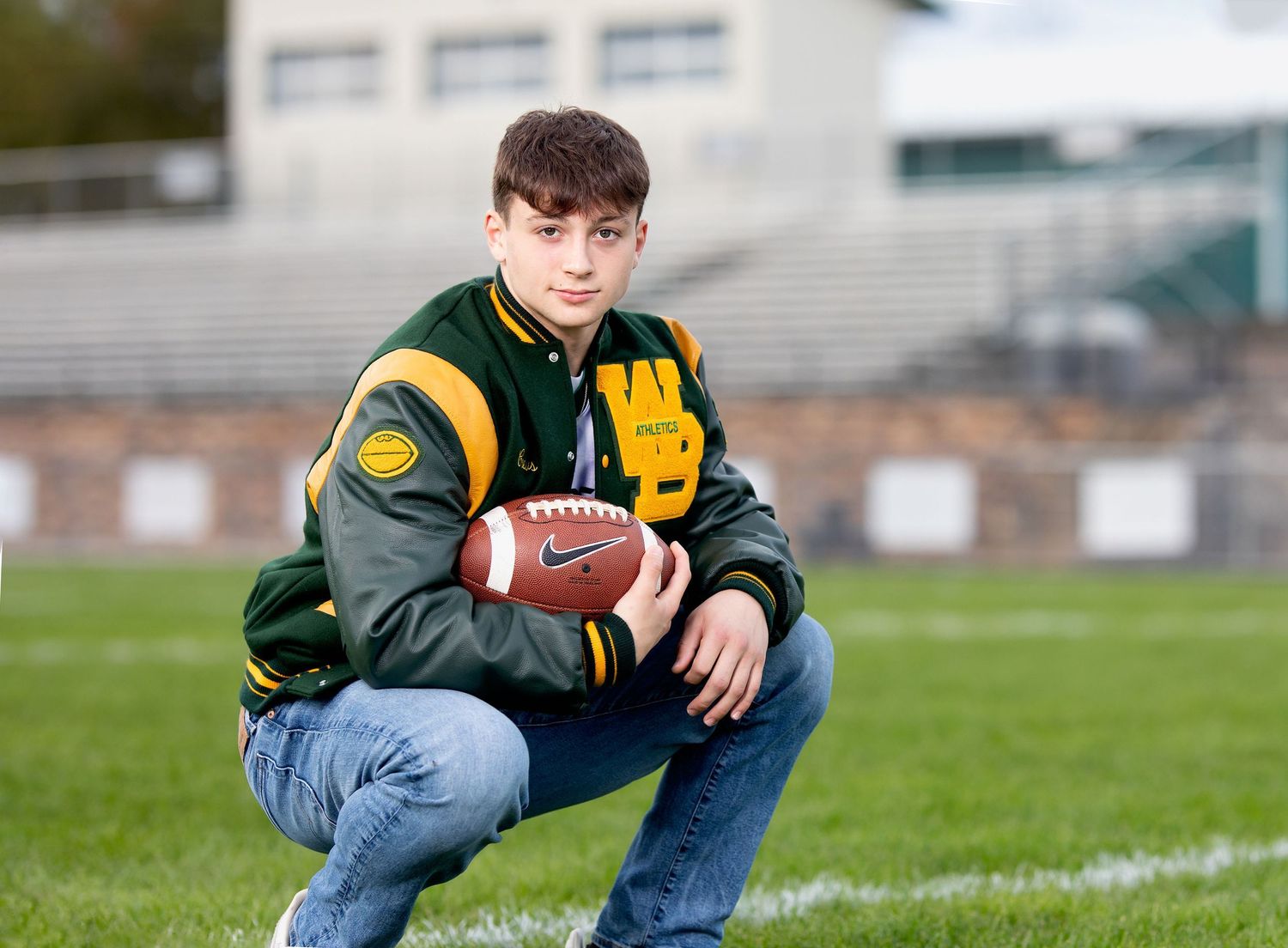 Senior portrait. Central Wisconsin portrait Photographer. Portraits, feature your sport or hobby in your Senior photos