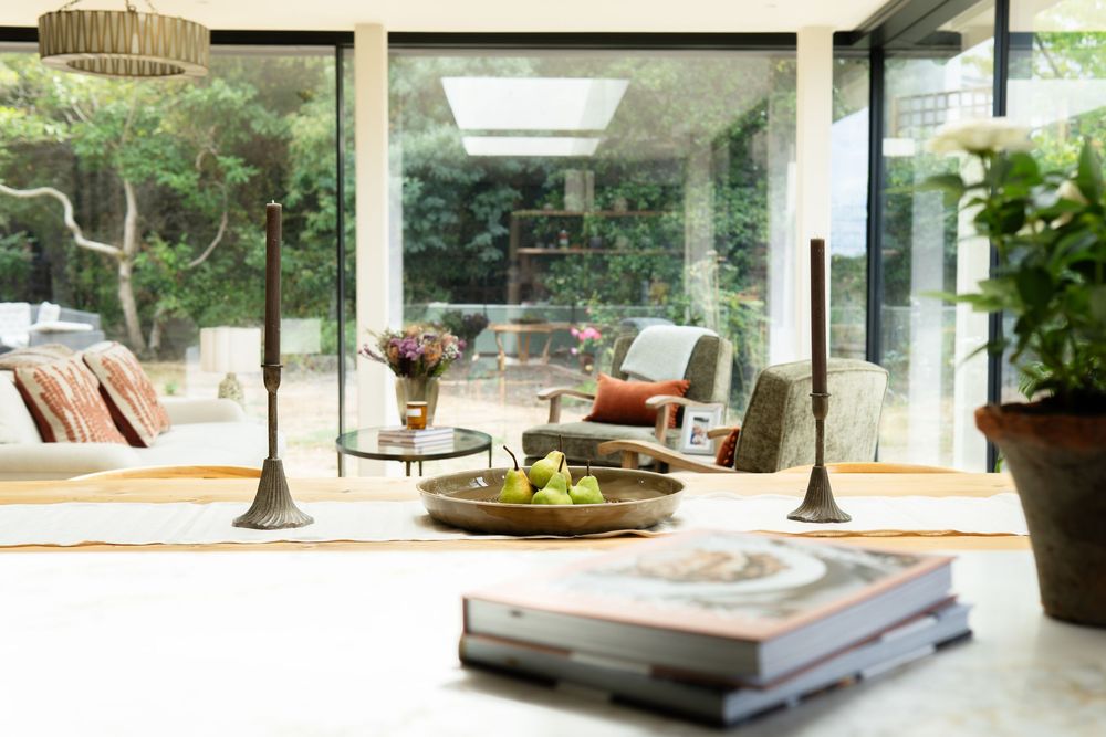 Interior detail shot showing carefully chosen accessories and finishes that add warmth and character to the space.