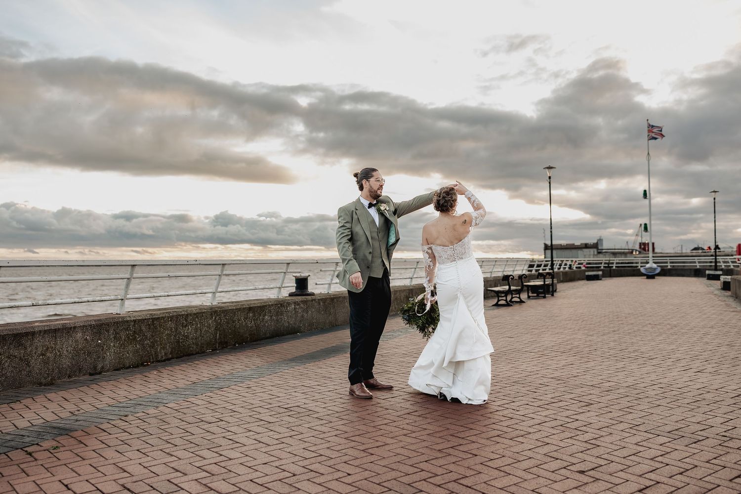 Relaxed couple photos with gentle guidance from a documentary wedding photographer.