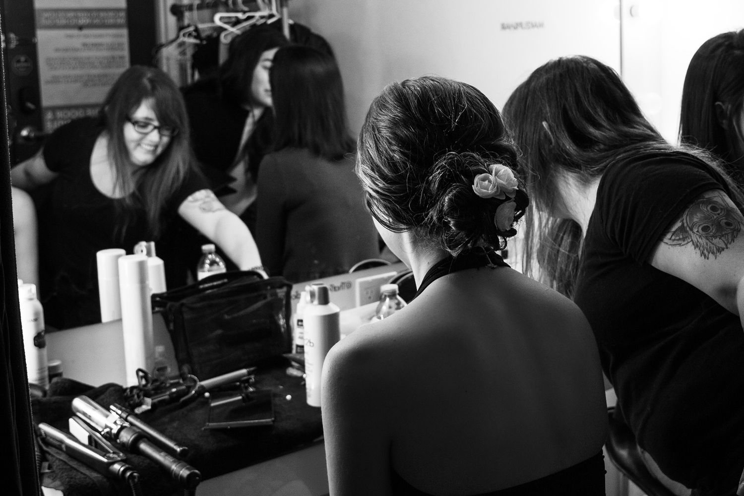 Collab in Toronto behind the scenes photo.