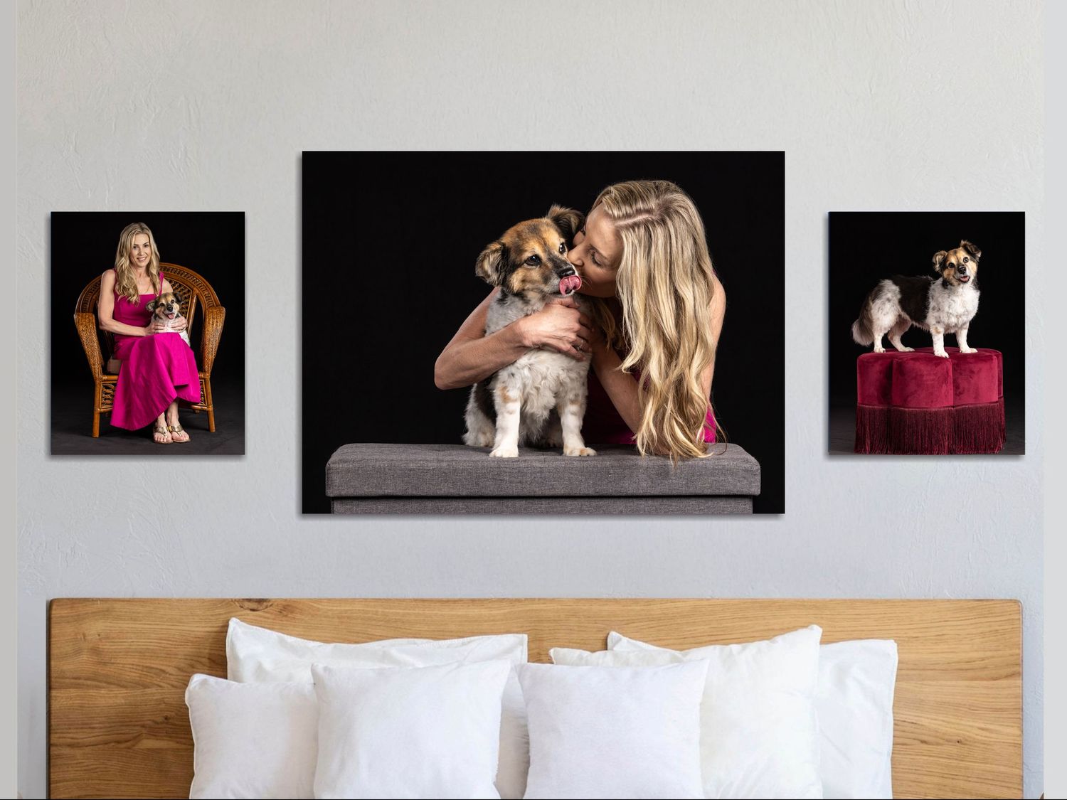 Pet portrait wall art
