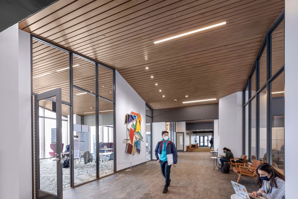 Ceiling at Fribley Commons at a University
