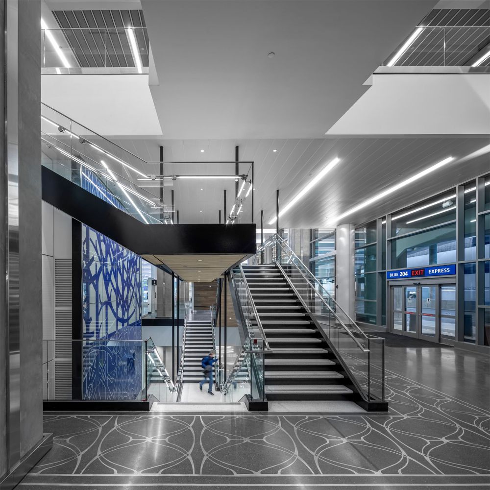 Stairs at Tampa International Airport
