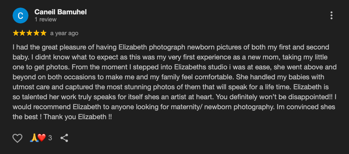 Google Review Caneil
