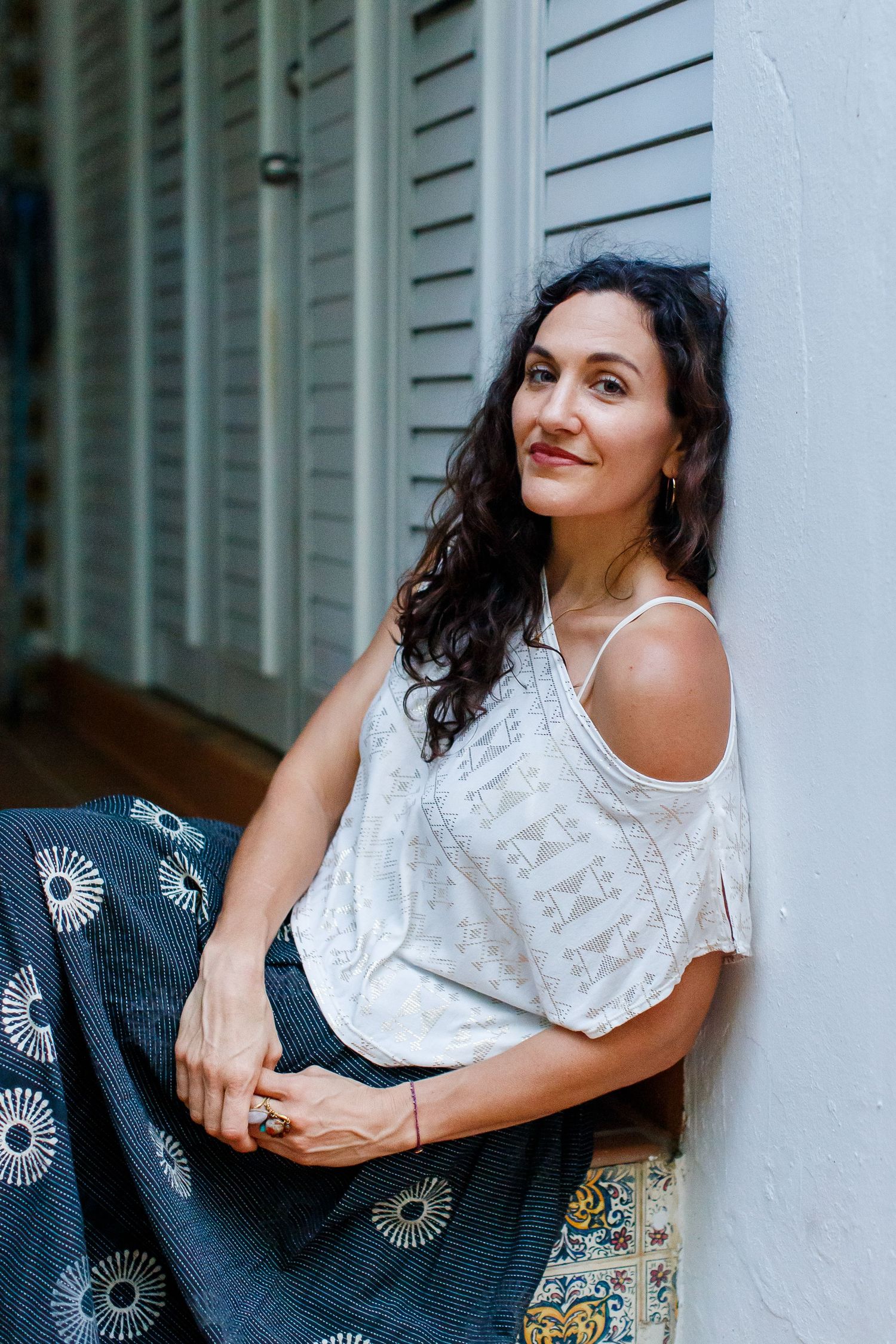 Portrait of a woman in San Juan, Puerto Rico.