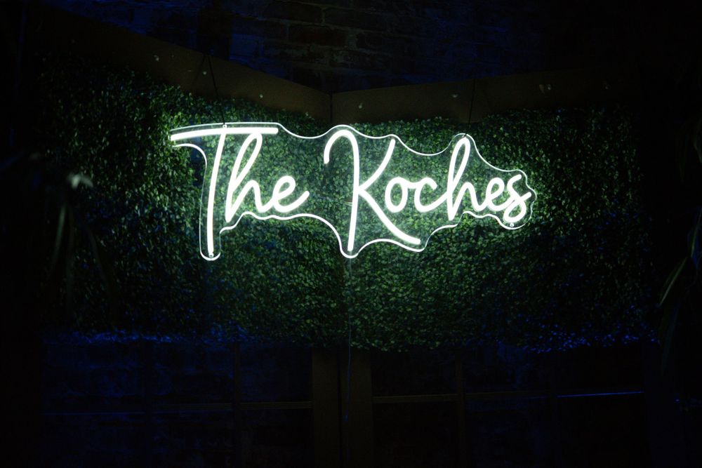 Neon sign Lafayette event space