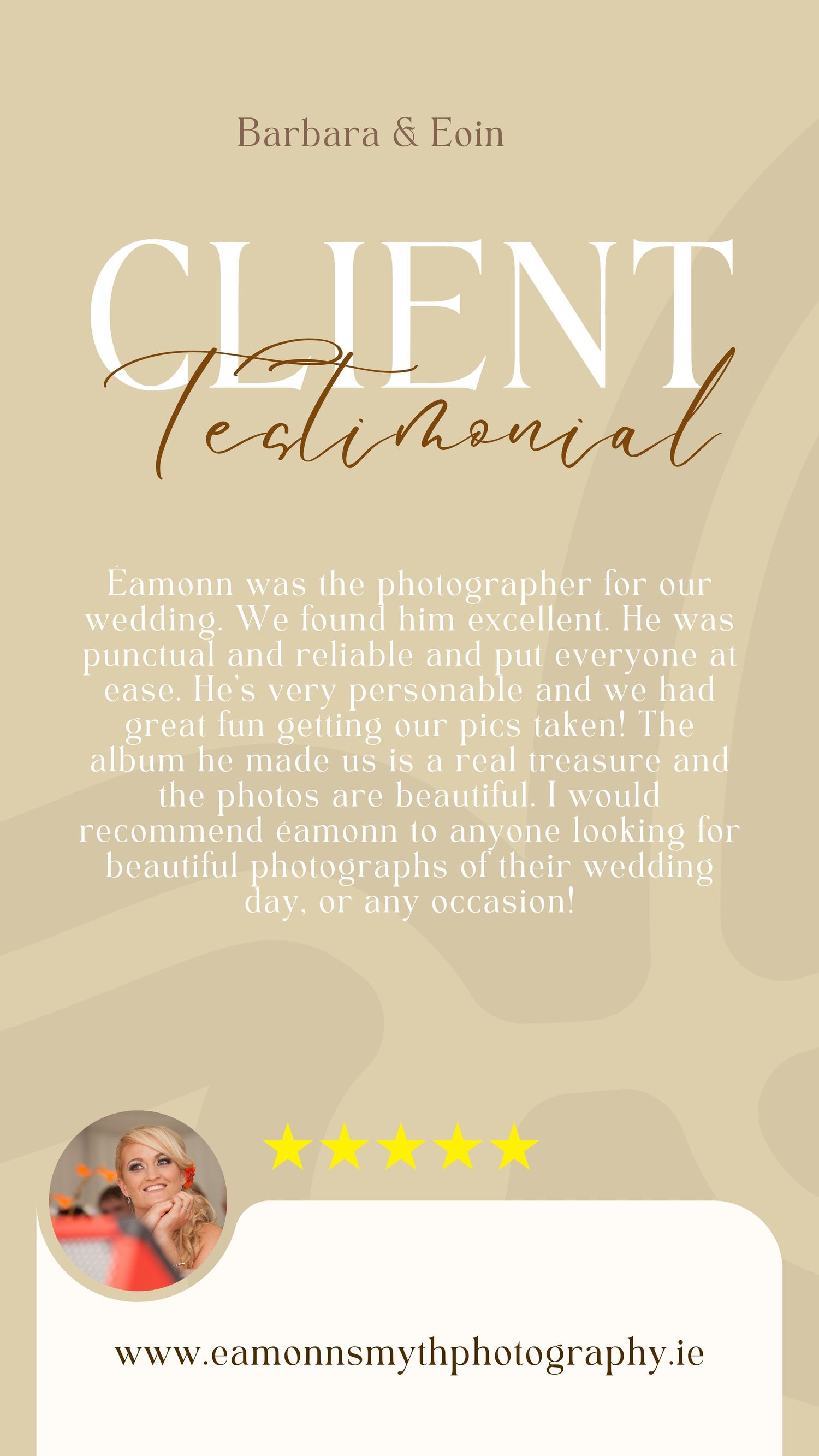Client Testimonial