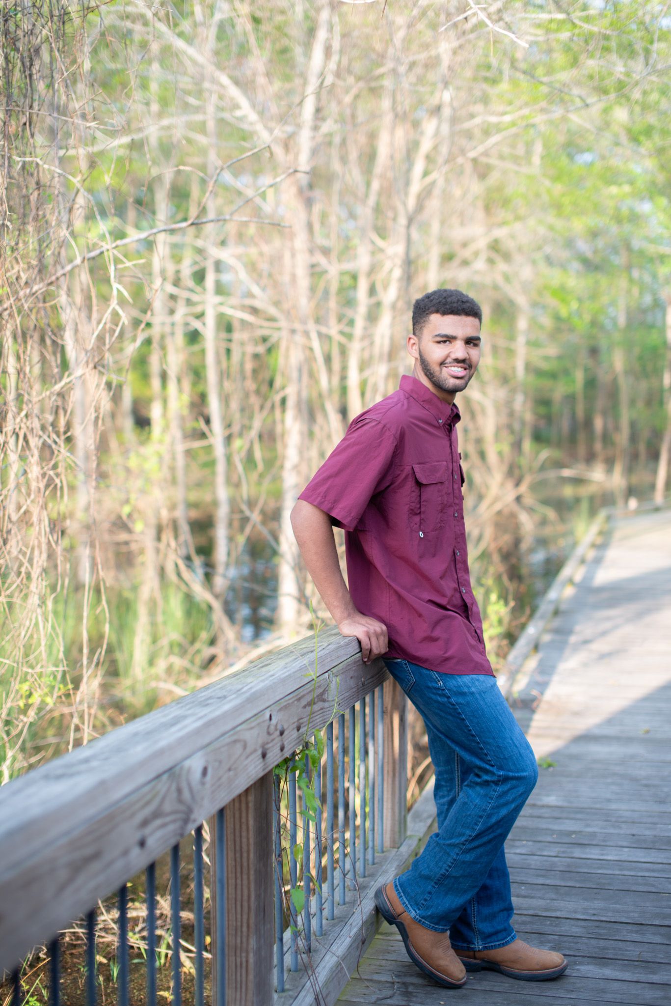 Warren Central senior session taken in Monroe, Louisiana at Black Bayou