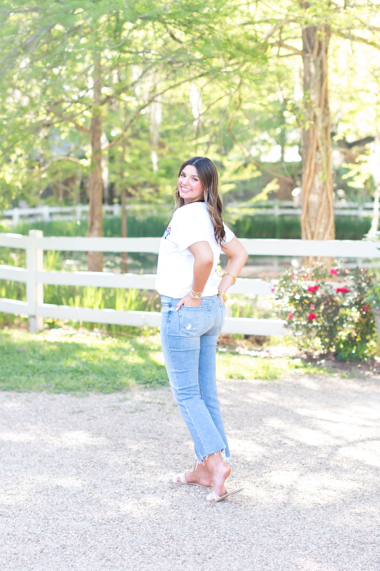 Myrtles Plantation senior session for Tallulah Academy senior going to Louisiana Tech in the Fall season.