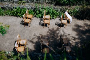 Bride and groom at a Cornwall wedding venue.