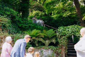 Intimate wedding photography at a Cornwall coastal venue.