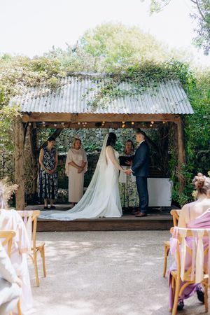 Natural wedding photography at The Stack House Cornwall.