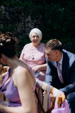 Intimate wedding celebration in Cornwall.