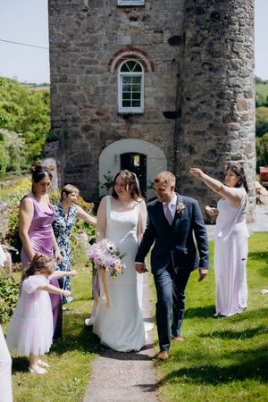 Wedding celebration at a unique Cornwall venue.