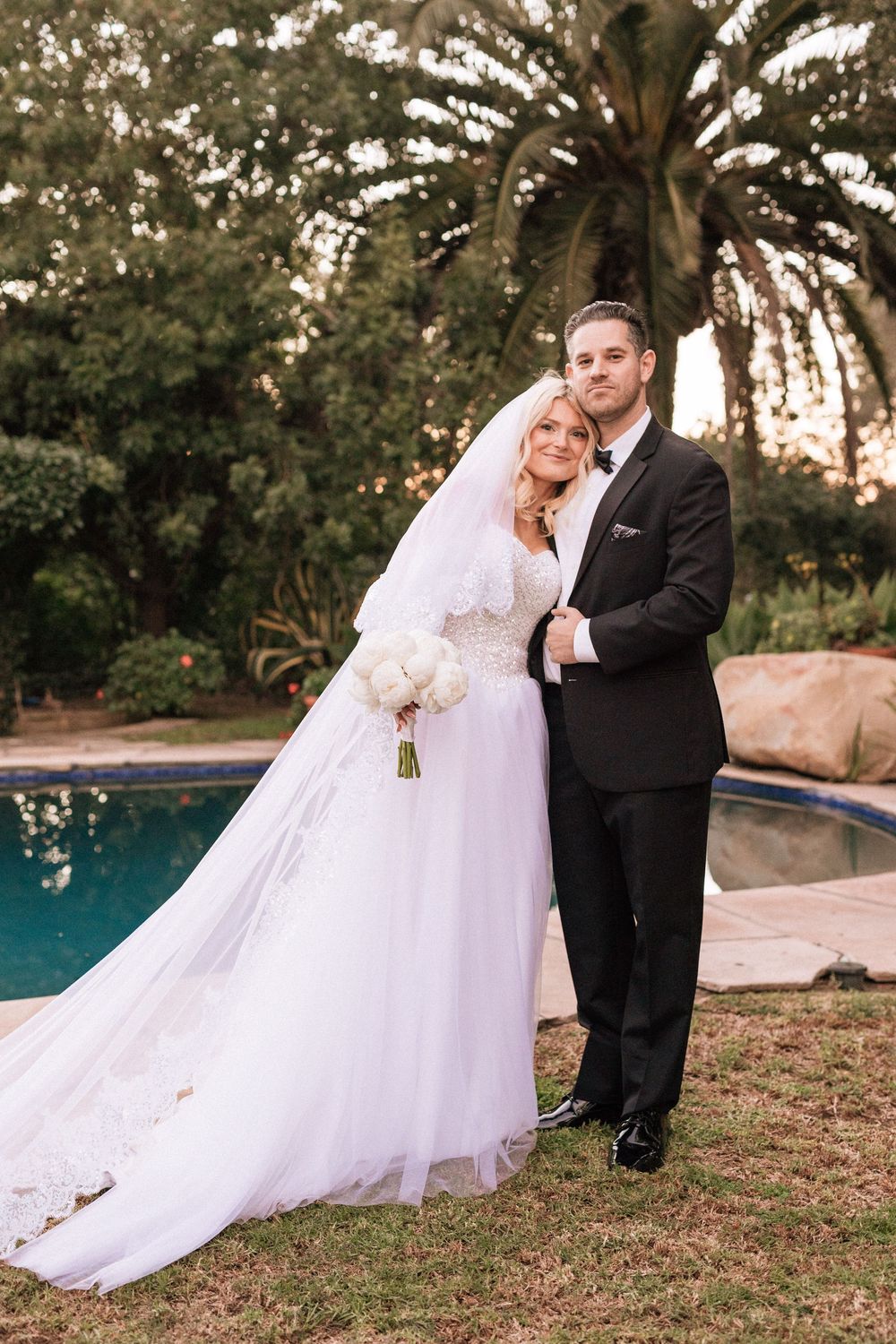 A wedding captured on film photograph in Santa Barbara