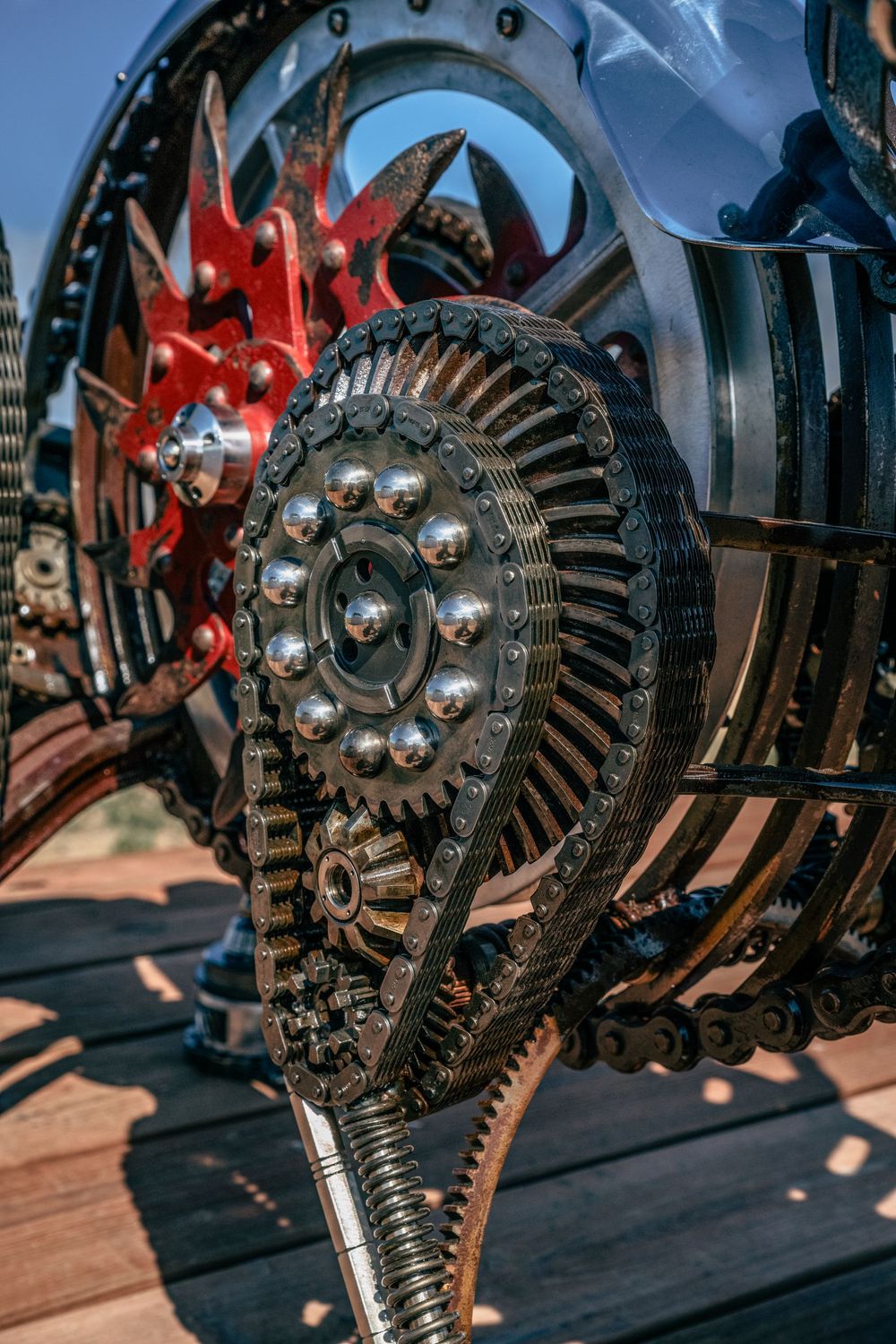 welded metal sculpture, product photography, northern colorado