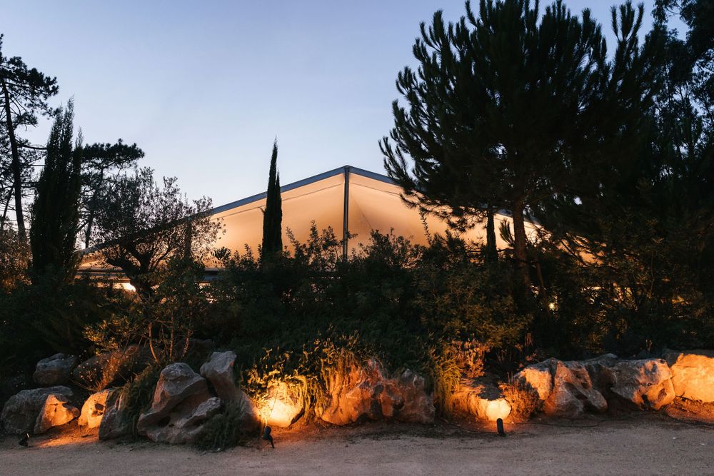 Tenda iluminada