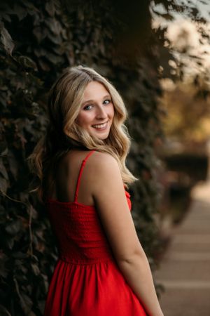 High school senior portrait in Northfield, MN
