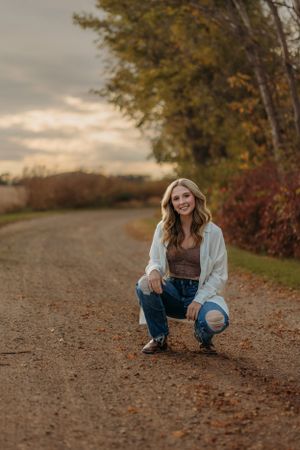 High school senior portrait in Chaska, MN