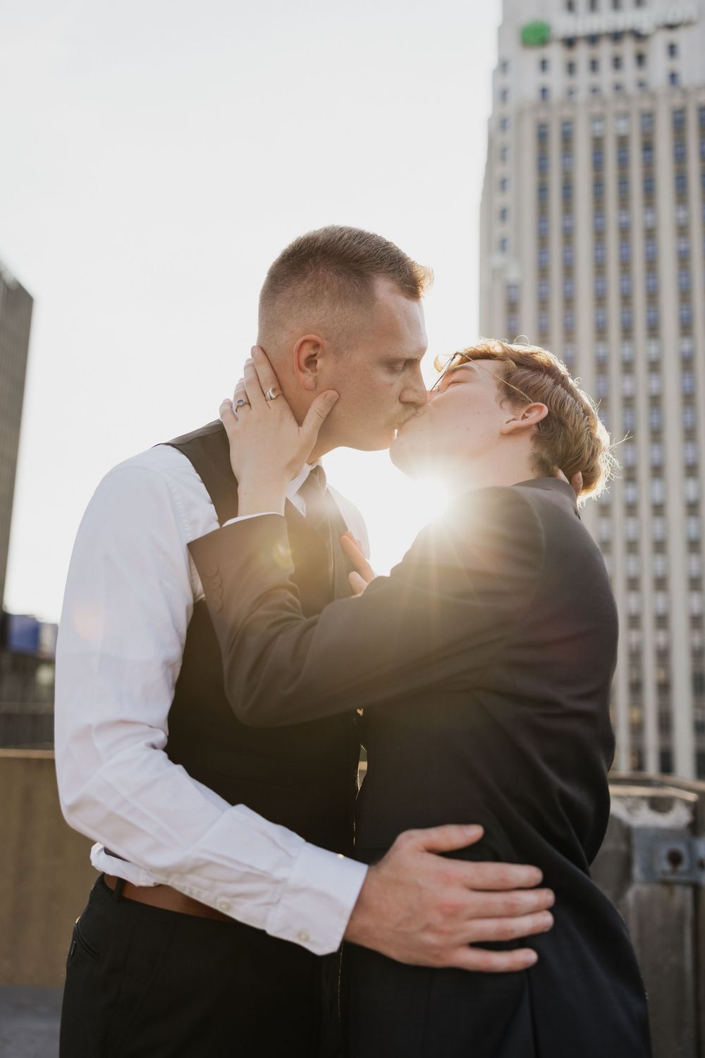 Gay men proposal couples session same sex engagement session.